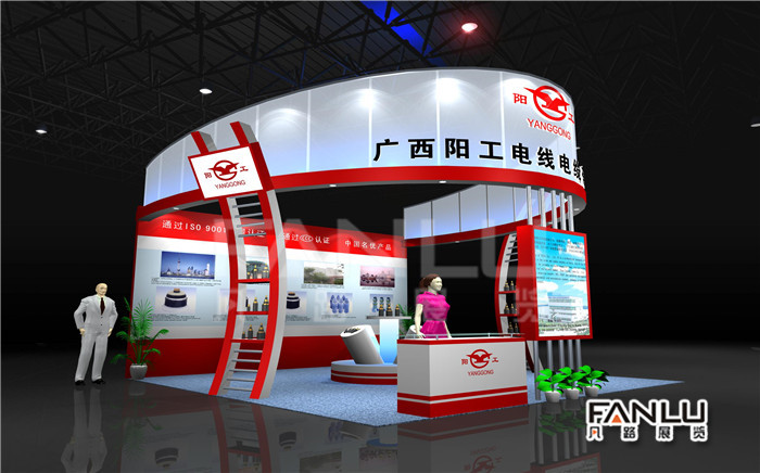 南寧展覽公司幫你建造一個(gè)完美半封閉展臺(tái)