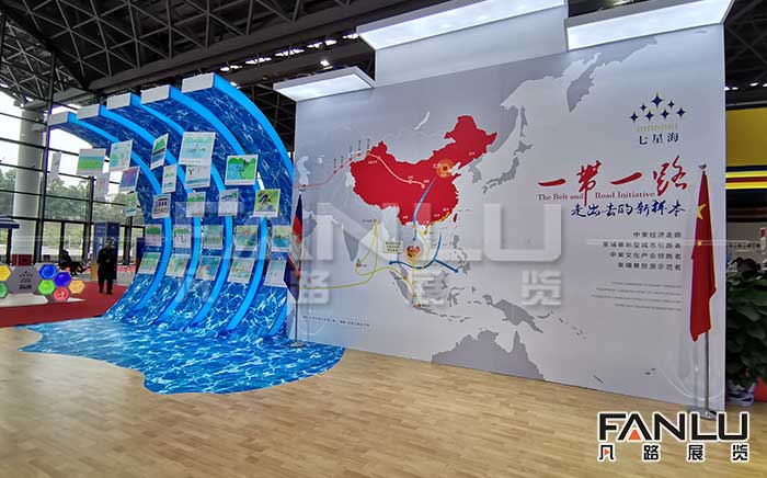 南寧展會設(shè)計如何把展臺打造出簡單大氣