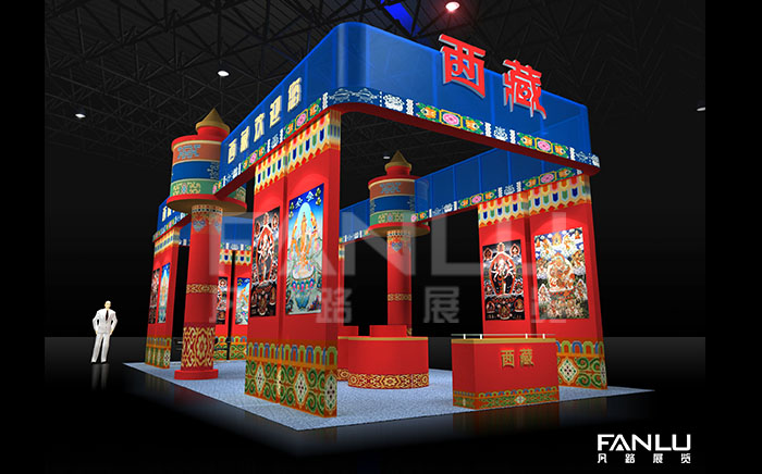 東盟文化展西藏展區(qū)