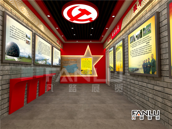 廣西某連隊展廳