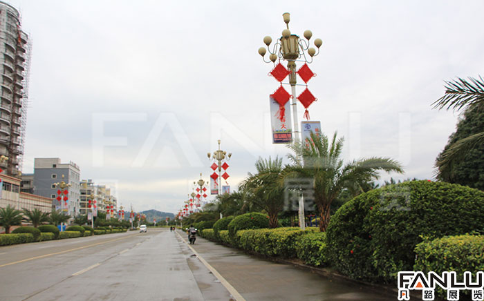 田東春節(jié)城市氛圍美化