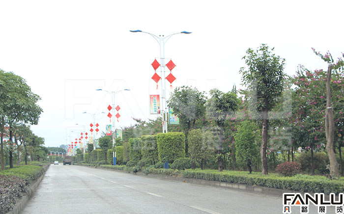田東春節(jié)城市氛圍美化