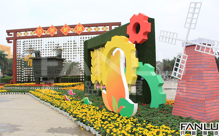 田東春節(jié)城市氛圍美化