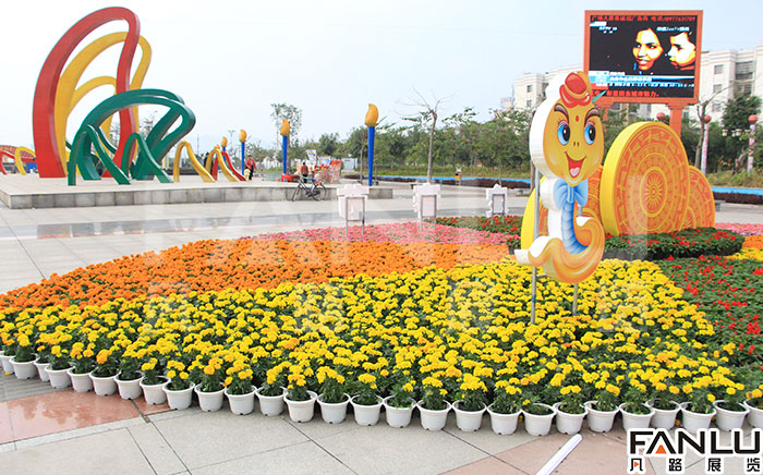 田東春節(jié)城市氛圍美化