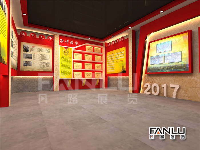 百色那坡某部隊展廳
