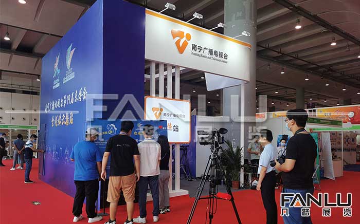 南寧電視臺(tái)展臺(tái)搭建