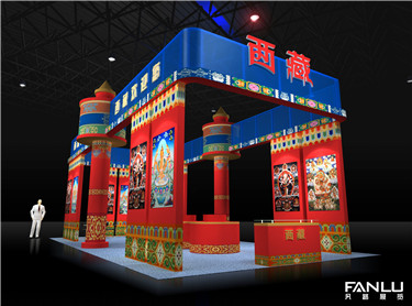 東盟文化展西藏展區(qū)